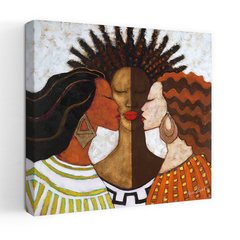 «Every Woman», art contemporain abstrait, H 18 po x l 18 po
