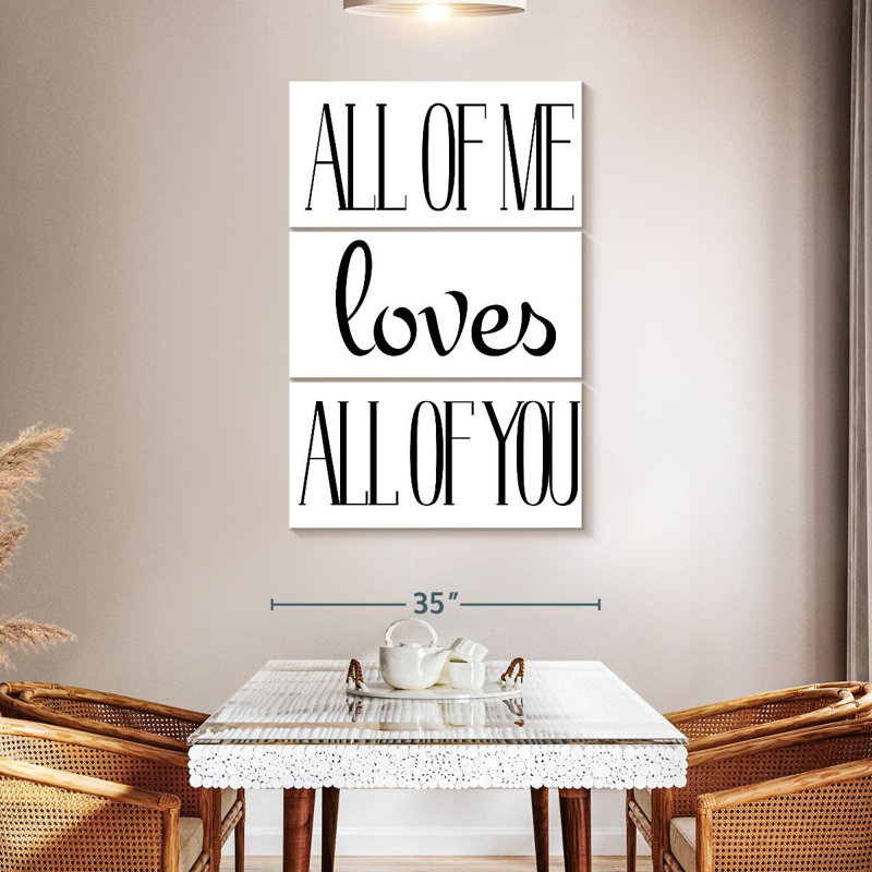 Plaque murale Kema All Of Love, H 50 po x l 32 po