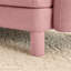 Canapé à 3 places en tissu Boucle avec accoudoirs distinctifs en forme de coquillage, pieds cylindriques enveloppés de tissu d'ameublement-1170168361-1170168354-1170168363