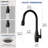 Dual Function Single Handle Pull Down Kitchen Faucet-126450214