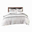 Ensemble de housse de couette en coton double / grand avec garnitures
