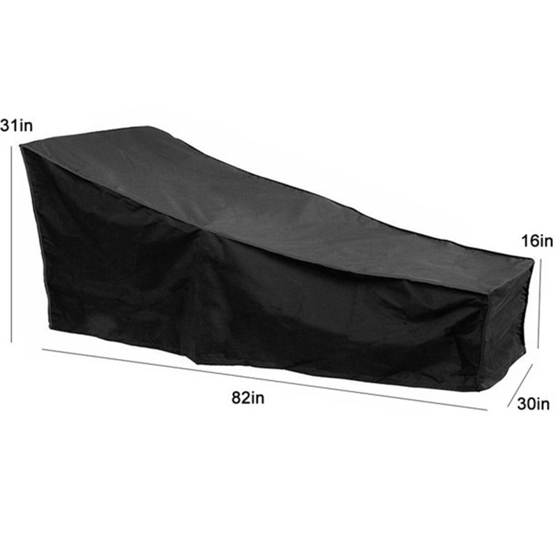 Outdoor Patio Chair Cover, Black
