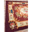 Tapis à motif floral Mid Mid Century Century Aubusson 7 pi 8 po x 10 pi 4 po