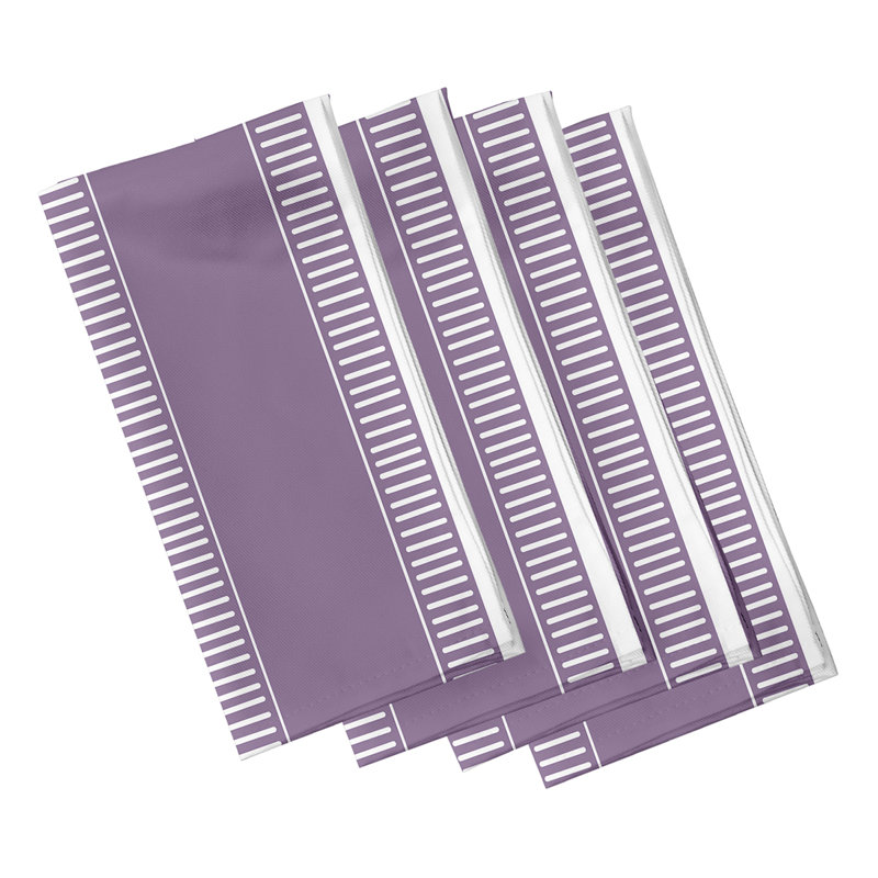 Ensemble de serviettes 4 pièces Evanni Dashing, Mauve