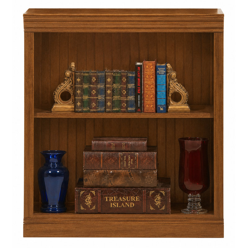 Sherita Bookcase, Havana Gold, (1 Shelf) 36” H x 32” W x 14.25” D