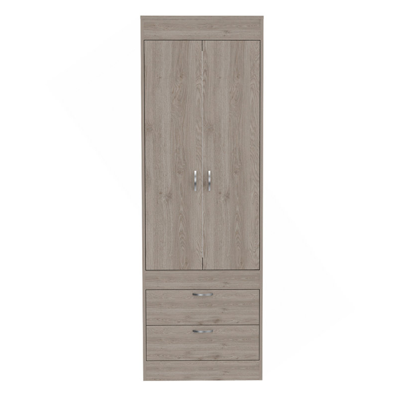 Armoire Tarento, chambre, gris clair, Gris clair