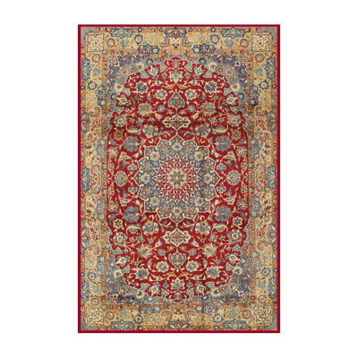 Tapis de style oriental rouge