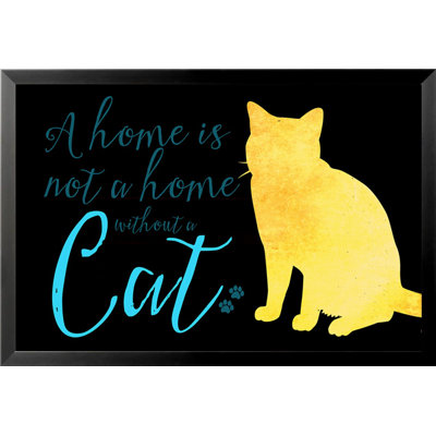 « cat home v » par brandi fitzgerald, impression encadrée