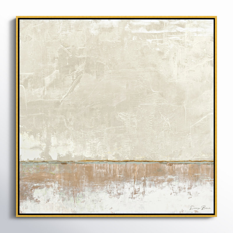 Delevan "Better Days II" Print, 46.5" H x 46.5" W, Espresso