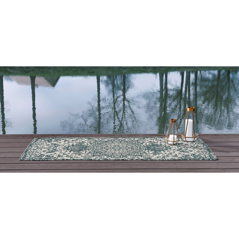 Jill Zarin Dubai Indoor/Outdoor Rug, Round 13'1"