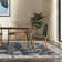 Cherita Machine Woven Polyester Oriental Area Rug