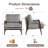 Brayven Wood Upholstered Armchair-518353743