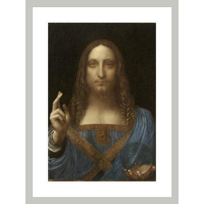 Salvator Mundi by Leonardo da Vinci -Framed Giclee Print