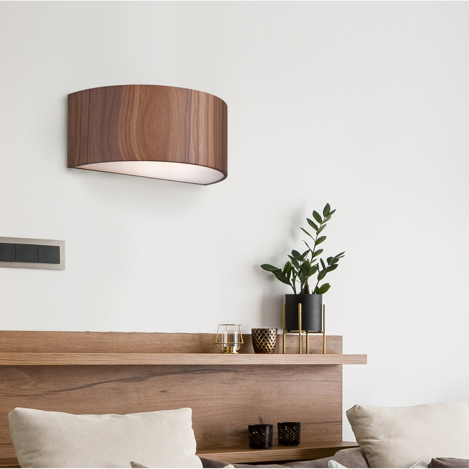 Faris Single Light Demilune Sconce
