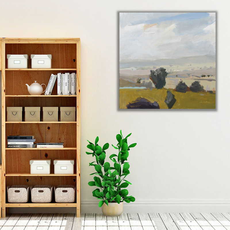 View of the Valley - Canvas Print Wall Art, 12" H x 12" W