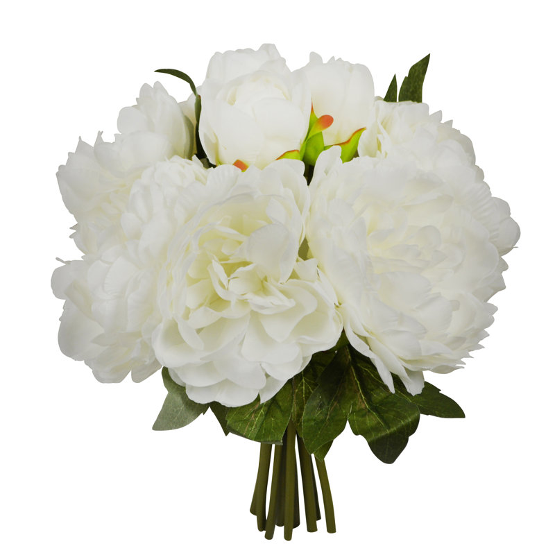 Bouquet de pivoines 11 po 11 po, Crème