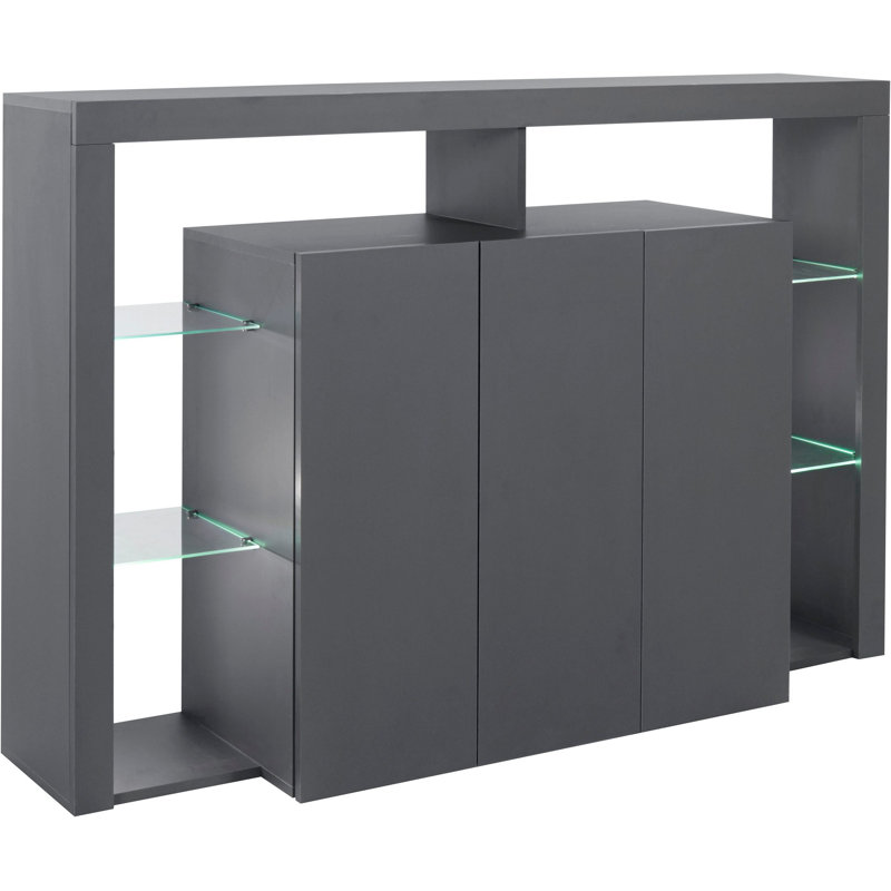 Tenisha Sideboard, Grey Anthracite