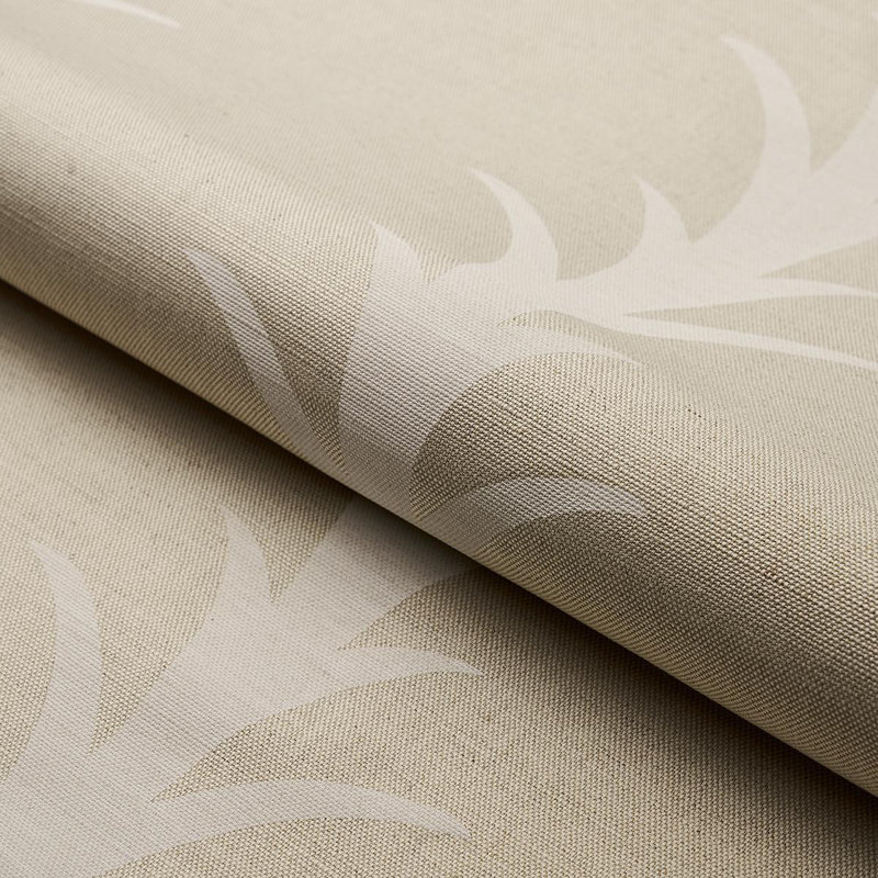 Tissu à rayures acanthe, Naturel