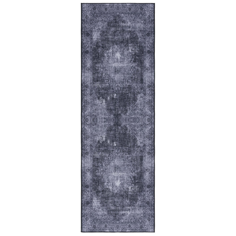 Akintomiwa Tucson Performance Machine Washable Oriental Rug, Runner 2'6" x 10'