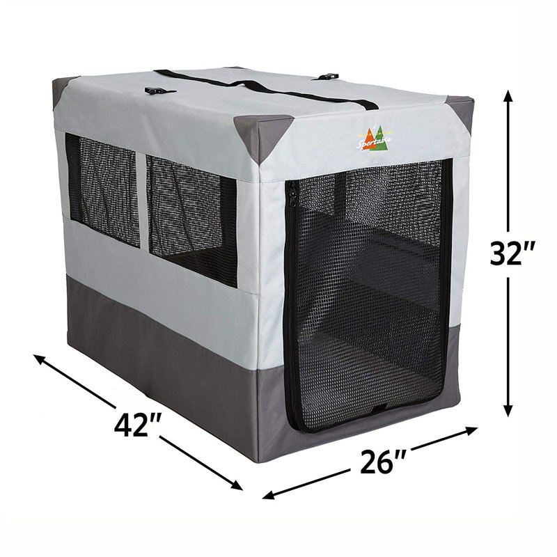 MidWest Homes for Pets Sportable Tent Crate, 32" H x 26" W x 42" D