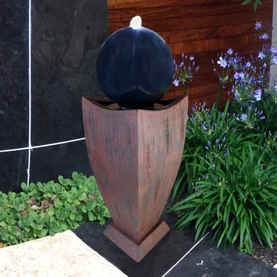 38.5-Inch Tallulah Fountain  with Energy-efficient Pump and LED Lighting