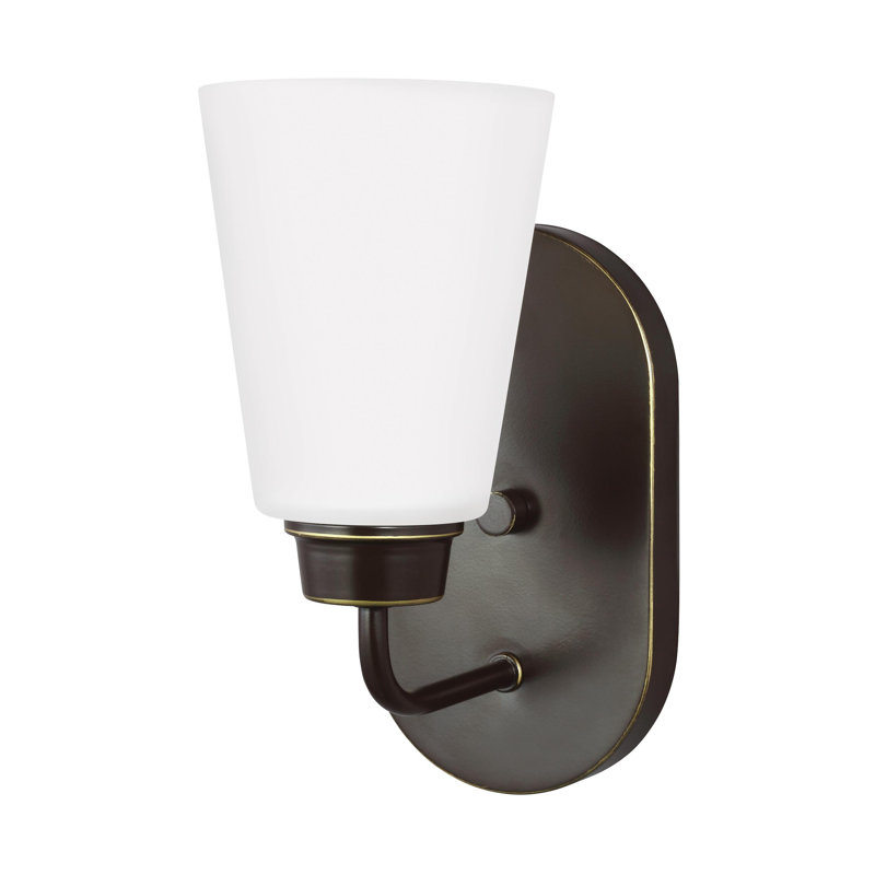 Kerrville One Light Wall / Bath Sconce from Generation Lighting , No, Brushed Nickel