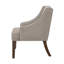 Fauteuil d'appoint moderne rembourré avec pieds en bois-129543148
