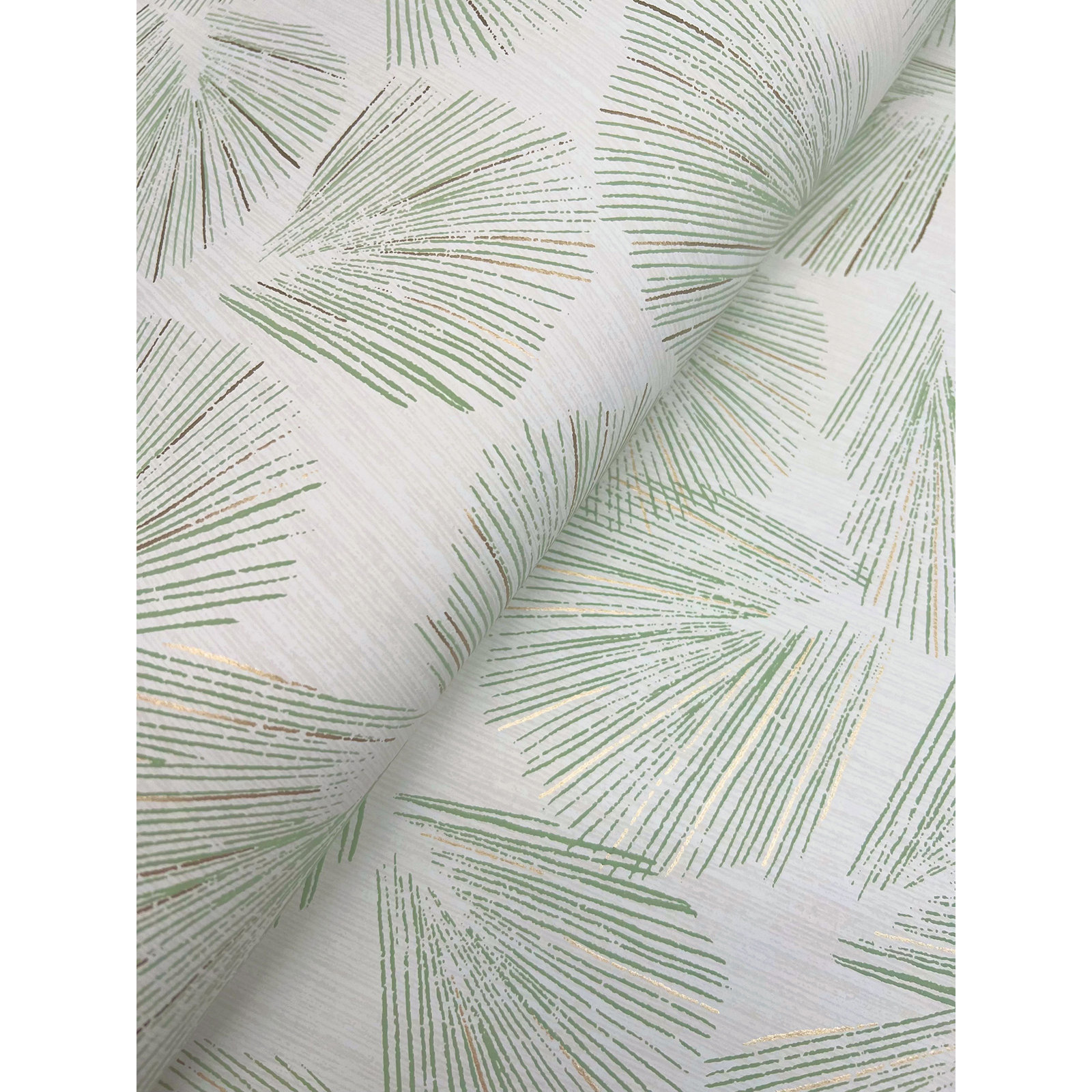 Calliope Botanical Wallpaper, Green