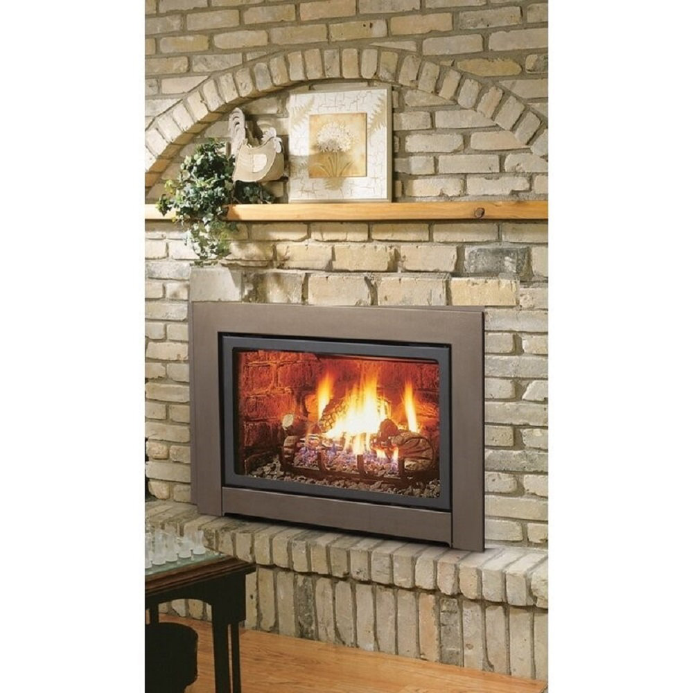 Kingsman Fireplaces Direct Vent Natural Gas/Propane Fireplace Insert ...