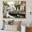 Canal Quiet Passage Charcoal II - reproduction sur toile-710202470-710455219