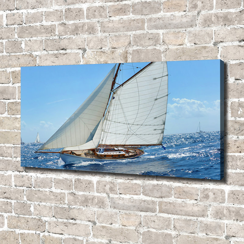 Yacht - No Frame Print on Canvas