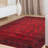 Monserratte One-of-a-Kind 5'1" X 6'10" New Age Wool Area Rug in Red