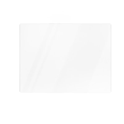 55x46 Inches Tempered Glass Office Chair Mat, 0.2 Inch Thick, 1000 Lbs Capacity, Transparent Floor Mat with Round Corner and Polished Edges, Rolling Computer Chair Mat for Office