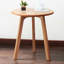 Table de bout en bois massif - 100% chêne naturel pour chambre à coucher, salon et balcon