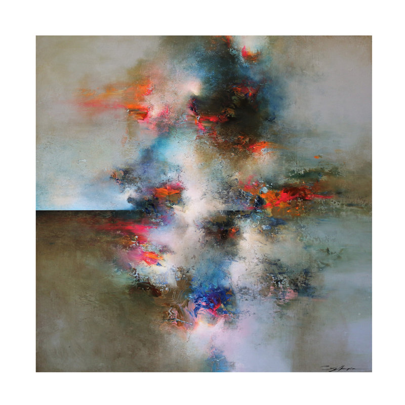 Wrapped Canvas Wall Art - Cody Hooper 'Clarity' Wall Art for Living Room, Bedroom, or Office Décor  - 35x35