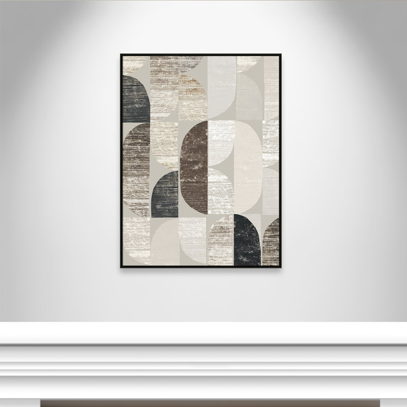 «Shape and Form II» par Tom Reeves, H 49,5 po x l 37,5 po, Espresso