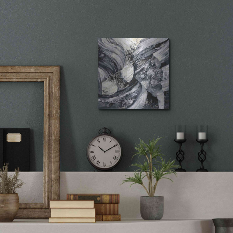 Art graphique mural en métal Wrought Studio ™ «Graphic Canyon I» par Silvia Vassileva, H 12 po x l 12 po