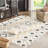 Kearyn Modern Geometric Chevron Area Rug in Brown/Gray/Beige-1129141506