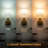 Battery Operated Wall Sconce, Pleated Fabric Rechargeable Wall Sconces-35269676