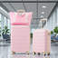 Valise Hardshell 2 pièces + valise à roulettes avec serrure TSA