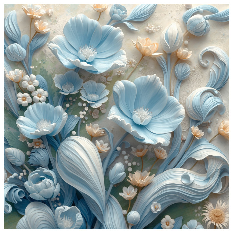 Coussins décoratifs bleus et beiges, 20 x 20 pouces