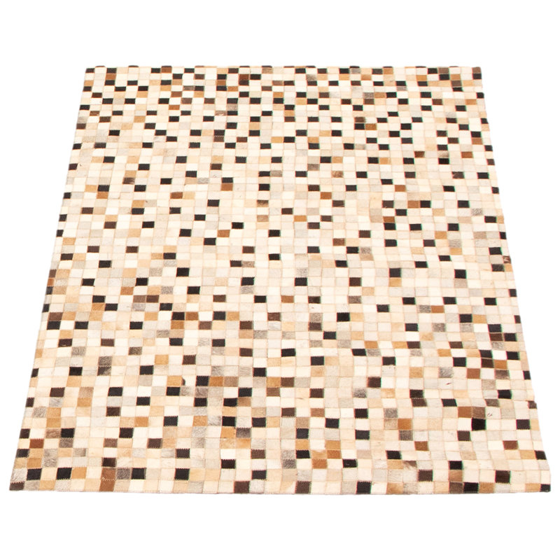 Tapis ivoire / bleu Haki