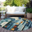 Tapis bleu intérieur / extérieur lavable à la machine Cicel ACN1125-100196847
