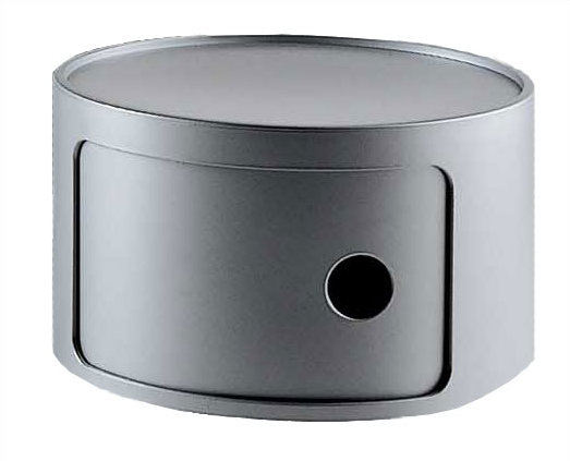 Componibili Decorative Box, Silver