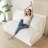 Velvet Bean Bag Sofa-1485808332-1485808333