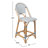 Classic Bistro Rattan Counter Stool – Backless Handcrafted Bar & Kitchen Seating, Indonesian-1513912184