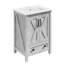 Armoire de salle de bain moderne autoportante 24 po avec lavabo en céramique 24 po-126123535