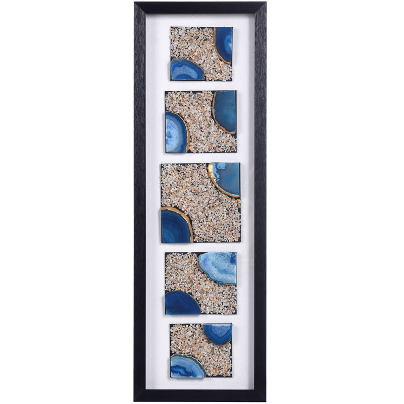 Handmade Modern Abstract Wall Decor on Stone