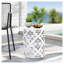 Outdoor Metal End Table -Large-909427548