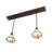 Toua 2 - Light Mahogany Bronze Shaded Pendant